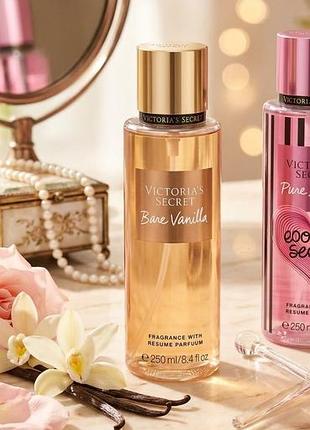 Парфюмированный спрей для тела victoria's secret bare vanilla (250 мл)