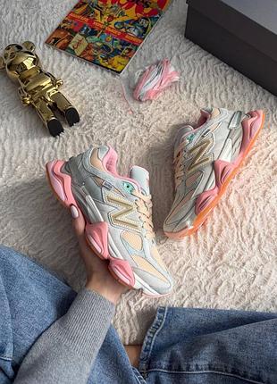 Стильні жіночі кросівки new balance 9060 joe freshgoods inside voices baby shower blue