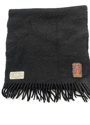 Чорний кашеміровий шарф bloomingdale’s peterborough row (100% cashmere)