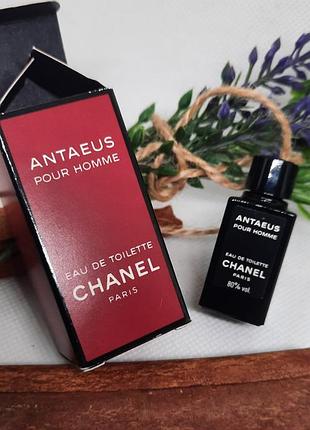 Дореформенная винтажная миниатюра chanel antaeus pour homme: eau de toilette, 4 ml