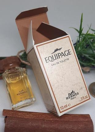 Легендарный аристократичный винтаж hermès equipage: eau de toilette, 10 ml