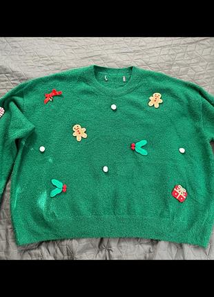 Різдвяний светр великий розмір primark ugly sweater