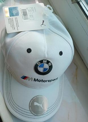 Бейсболка чоловіча puma bmw motorsport біла