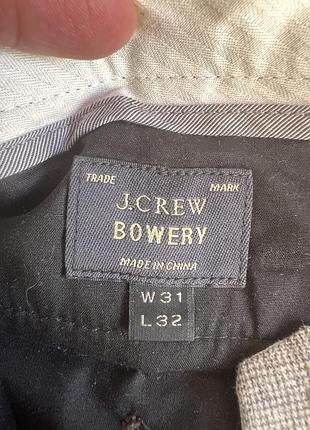 Штани брюки в клітинку j.crew 9