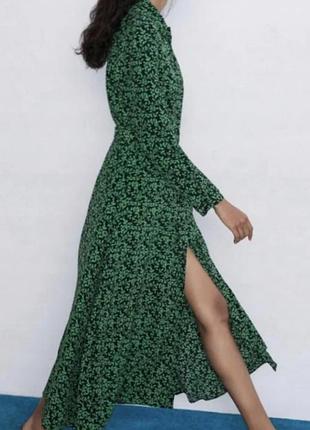 Сукня zara зелений з чорним