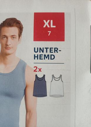 Набор 2 шт майки мужские xl размер amnland германия. Мужская майка 5019