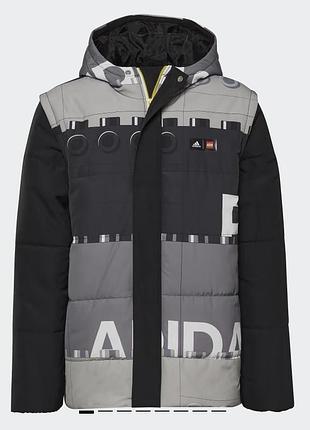 Продам дитячу adidas x lego — куртку-трансформер 2 в 1