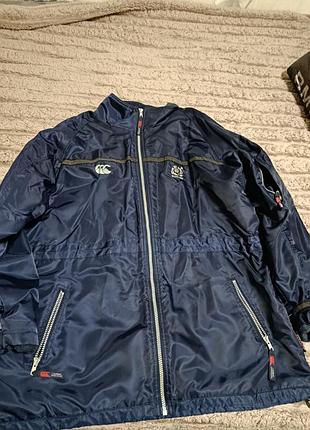 Парка чоловіча осінньо-зимова синя 3xl