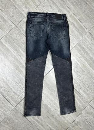 True religion geno y2k relaxed straight fit denim jeans gray/blue size 32 штани джинси