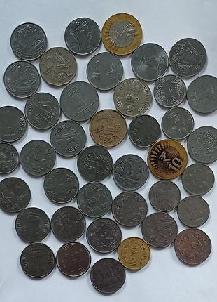 Индия коллекция 40 монет