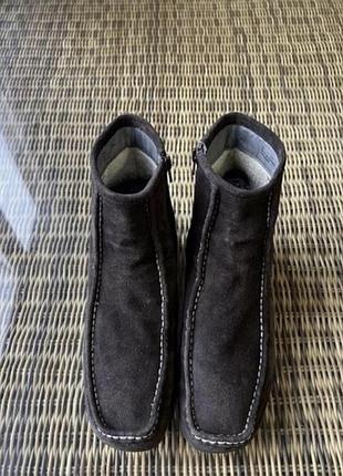Зимові шкіряні ботильйони clarks оригінальні