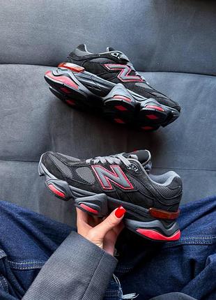 New balance 9060 black/fire cracker