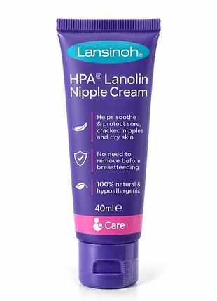 Крем для сосків lansinoh hpa lanolin 40 мл — 100% ланолін