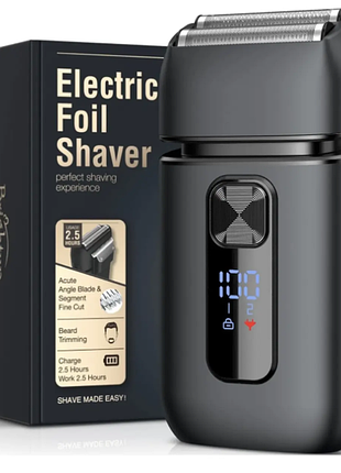 Електрична бритва тример brightup foil shaver bt-s03, для чоловіків