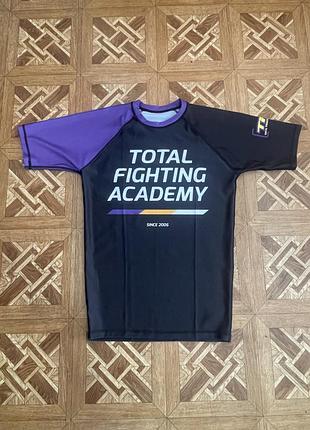 Спортивна білизна чоловіча рашгард для мма, bjj чорний, фіолетовий