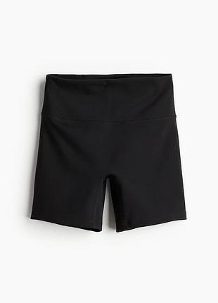 Костюм топ+велосипедки від h&m чорний 4
