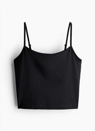 Костюм топ+велосипедки від h&m чорний 2