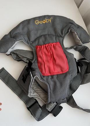 Сірий дитячий рюкзак-кенгуру geoby (модель bd02-hh / geoby 3828)