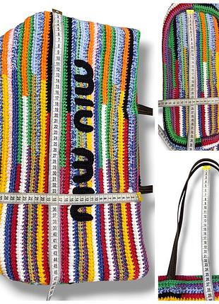 Сумка шопер miu miu crochet bag 6