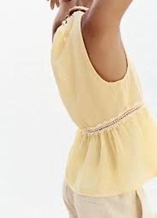 Стильга блуза zara колір масло 3