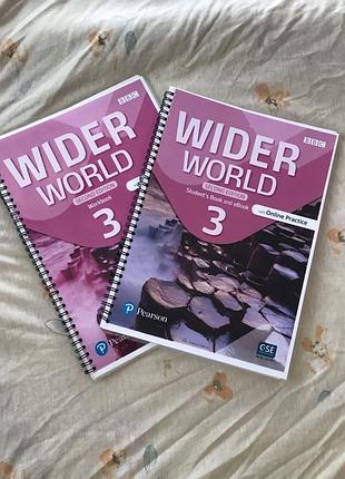 Підручники. вивчення мов. wider world 3 student's book + workbook (англійська, м'яка)
