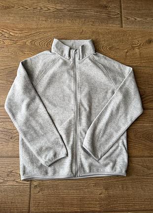 Кофта дитяча h&m мікрофліс сіра