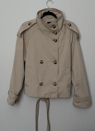 Вкорочений тренч bershka 2