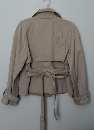Вкорочений тренч bershka 3