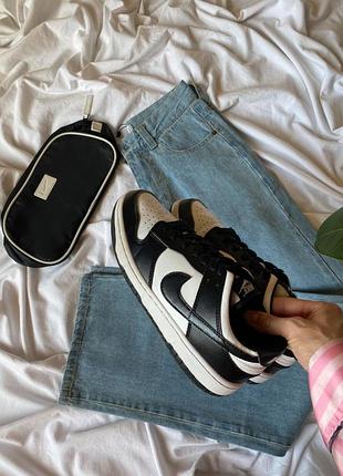 Кожаные кроссовки nike dunk low retro 41 26.5см