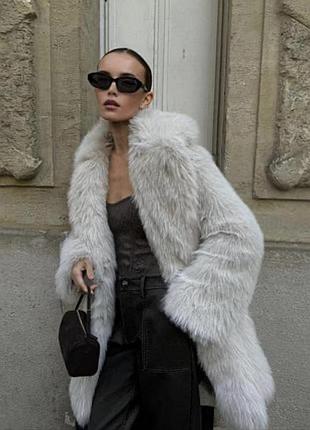 Шуба штучна хутро zara нова з біркою, розмір s