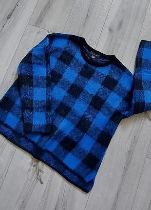 Женский свитер, кофта в клетку zara