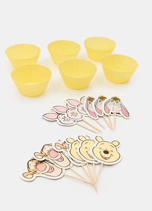 Форми для випічки кексів силіконові winnie the pooh вінні пух