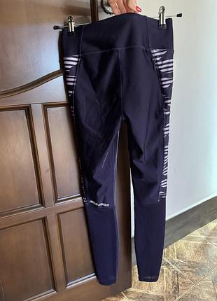 Лосіни для фітнесу спорту фіолетові under armour