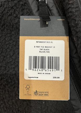 Кофта для підлітків the north face чорна оригінал 5