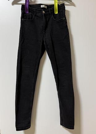 Джинсы zara kids skinny черные