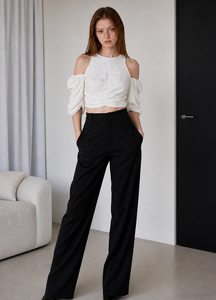Топ майка женский zara молочный m