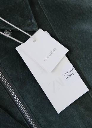 Куртка zara 100% натураль шкіра 2