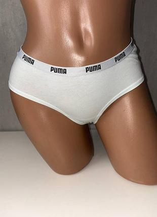 Хлопковые трусики  мятного цвета puma размер  s