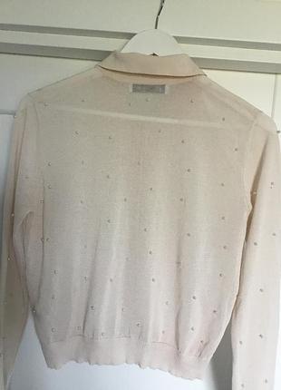Кофта, топ, кардиган zara с декором, м 3