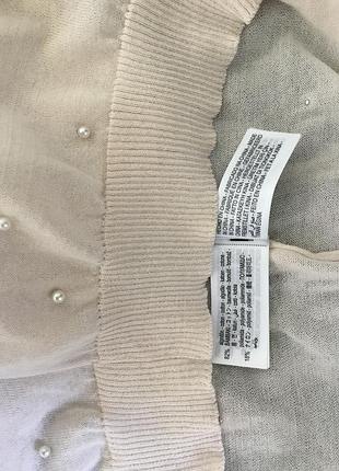 Кофта, топ, кардиган zara с декором, м 5