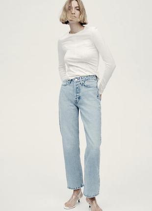 Джинси жіночі h&m ankle jeans блакитні