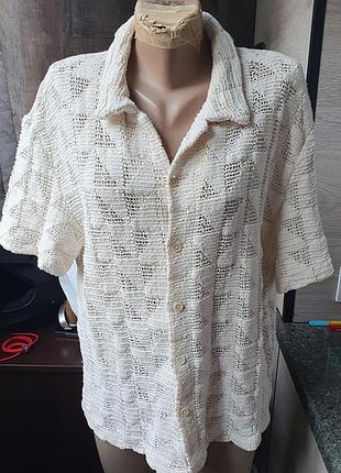 Чоловіча літня сорочка бренду zara