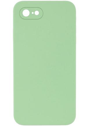 Чехол silicone case square full camera protective (aa) nologo для apple iphone 6/6s (4.7")
