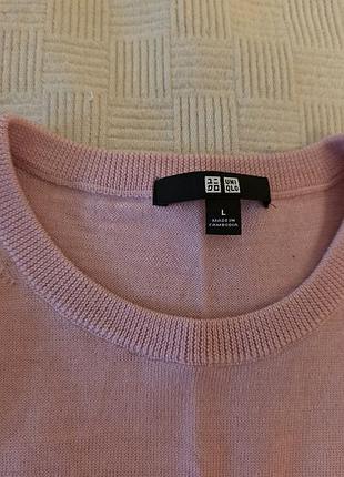 Джемпер uniqlo шерсть мериноса 2
