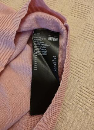Джемпер uniqlo шерсть мериноса 3