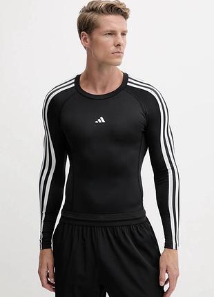 Спортивна кофта чоловіча adidas performance techfit чорна