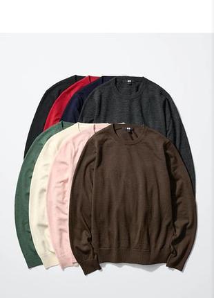 Джемпер uniqlo шерсть мериноса 4