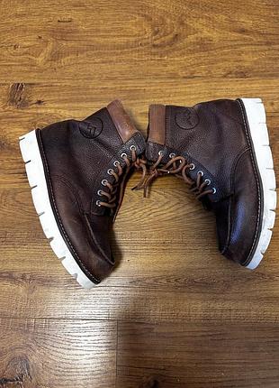 Черевики чоловічі zara шкіряні коричневі