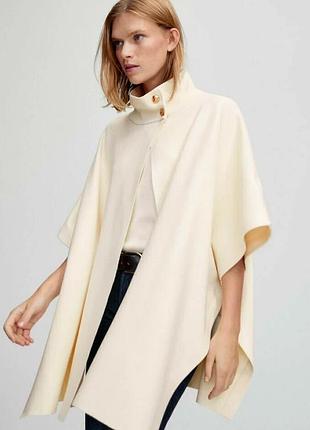 Елегантне трикотажне пончо-кейп massimo dutti в ідеальному стані