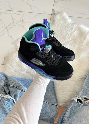 Кроссовки jordan 5 black grape арт 2029 4